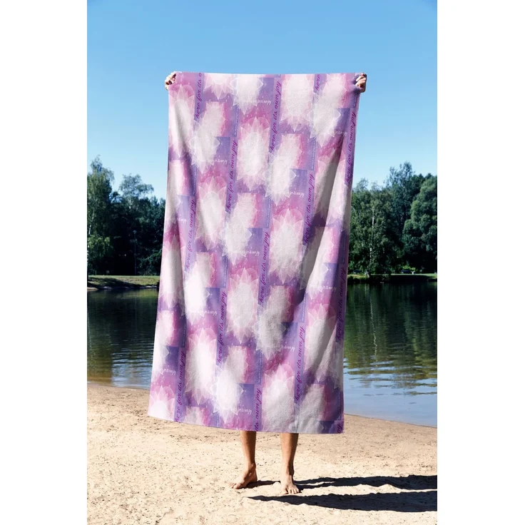 Mijolnir 'Yoga Sunrise 90' Strandtuch, Mehrfarbig, 90 x 150 cm – Bild 2