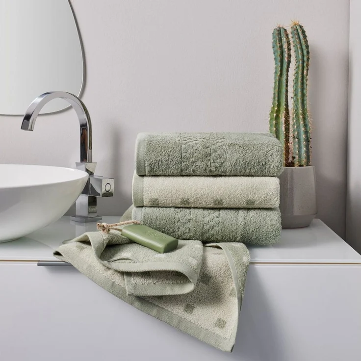 OTTO home Handtuch Regona, Handtücher 50x100cm, flauschig und weich, 500gr/m², Frottier (Set, 4-St), Premium Handtücher mit Bordüre, Set, 100% Baumwolle, 5 Jahre Garantie – Bild 2