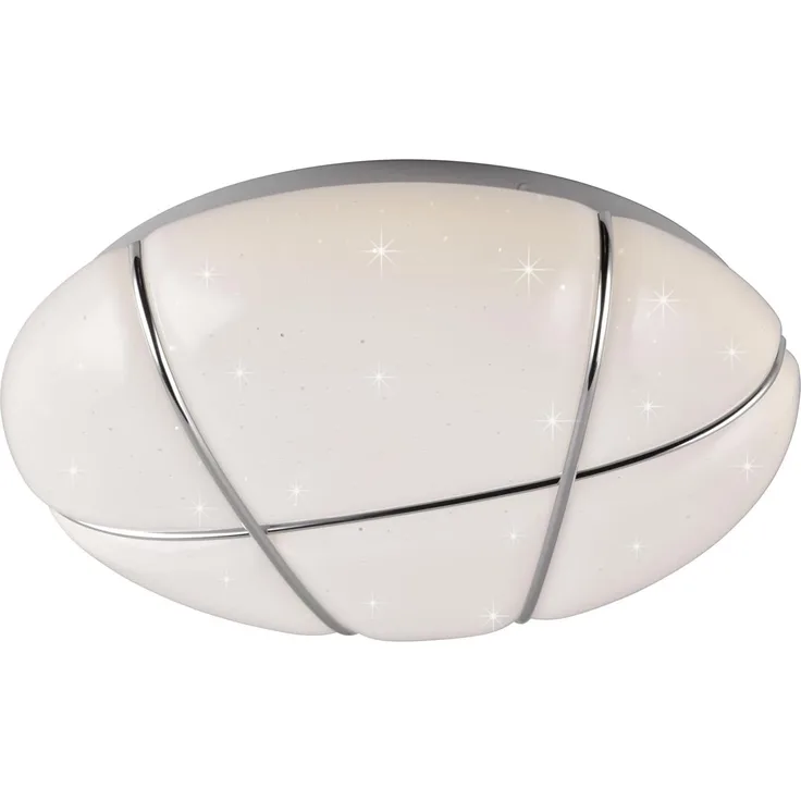lightling LED Deckenleuchte Timo, LED fest integriert, Warmweiß, Starlight Effekt, dimmbar, 4000 Kelvin