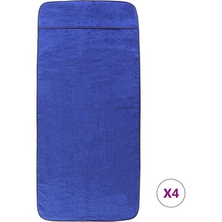 vidaXL Strandtücher 4 Stk. Königsblau 60x135 cm Stoff 400 GSM 3157058 – Bild 3
