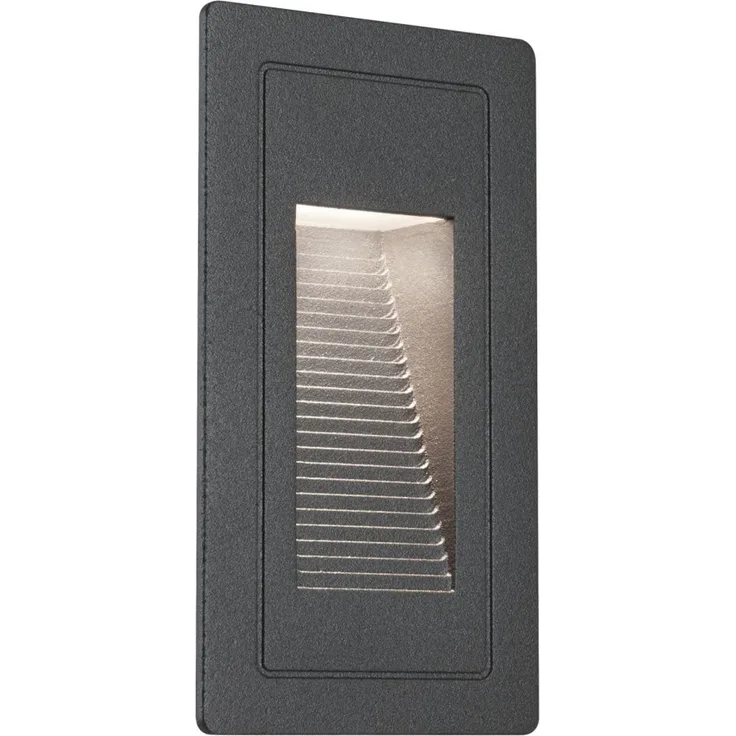 Paulmann No. 94382 Outdoor Wandeinbauleuchte High LED Schwarz IP44 4W