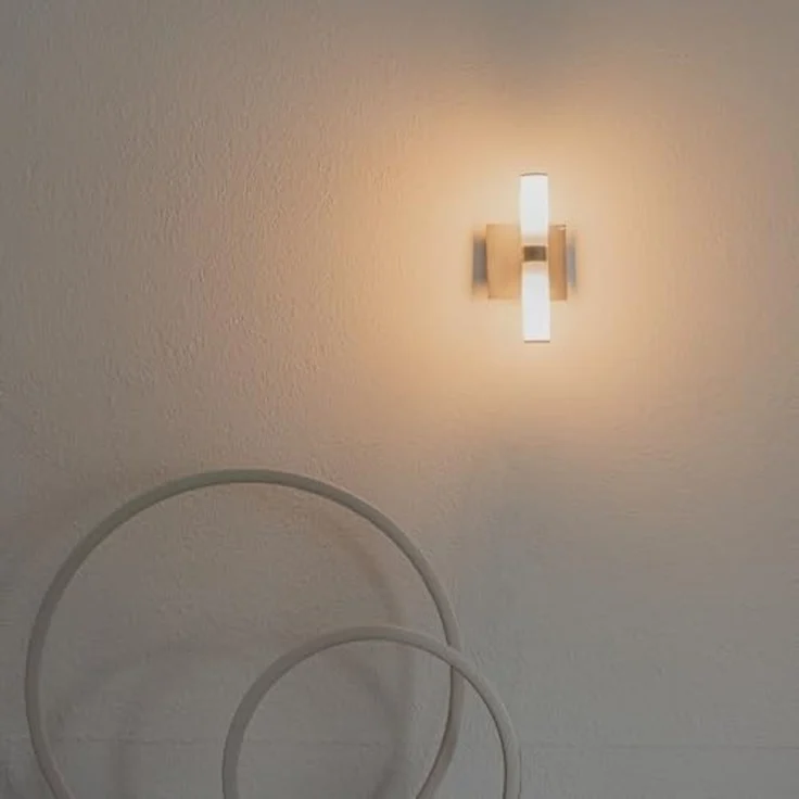 Qazqa Wandleuchte Bath, ohne Leuchtmittel, G9, Chrom, Modern, Stahl, 2-flammig – Bild 2