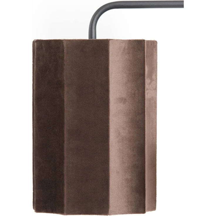 Deckenleuchte Hängeleuchte EDISA von Light & Living Ø48x25 cm Braun Samt – Bild 3