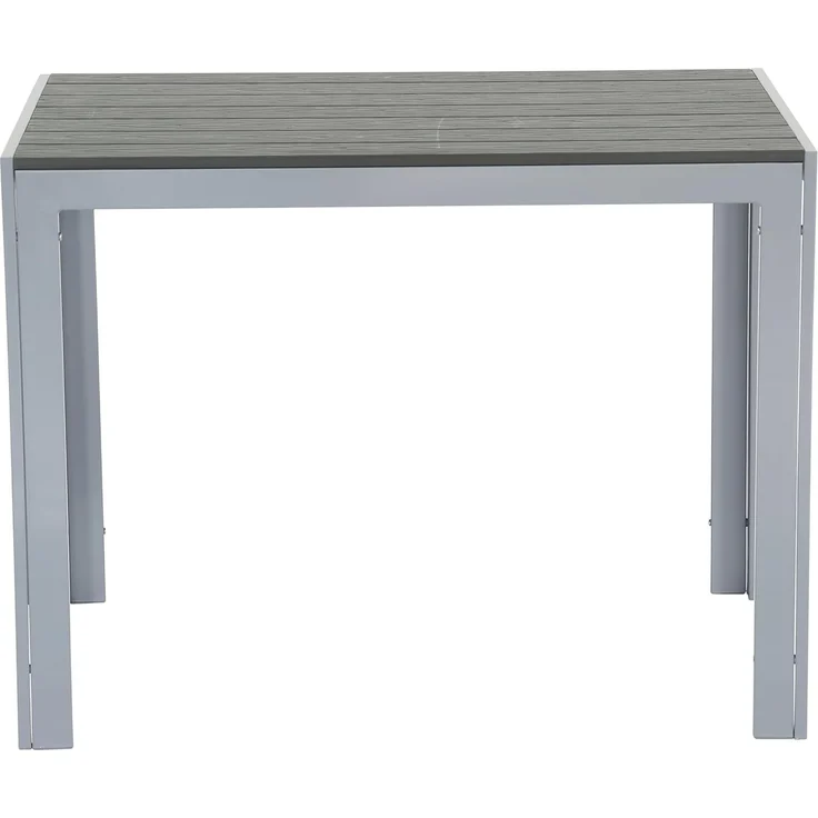 FIRE SOUL Nonwood Alu-Gartentisch Gartenmöbel 120x70 cm anthrazit/grau – Bild 4