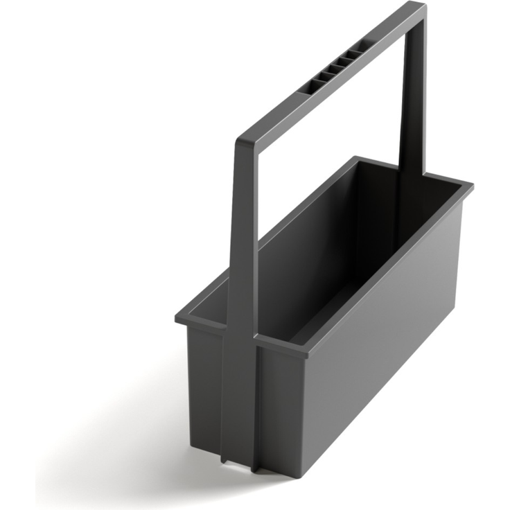 Hailo Abfallsammler 3666901 m Tragekorb dunkelgrau – Bild 6