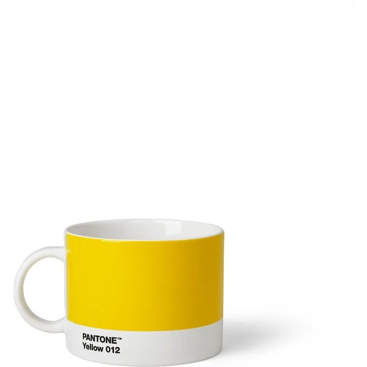 Pantone Teebecher, Porzellan, Yellow 012, 10. 4x10. 4x8 cm