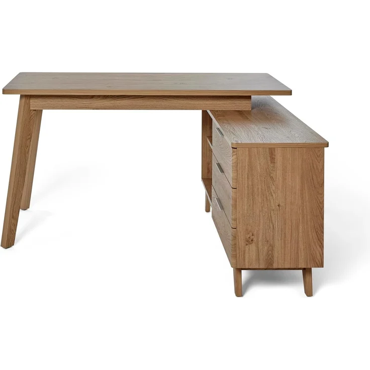 Jahnke Eckschreibtisch Libre D 240 E Montana Eiche – Bild 4