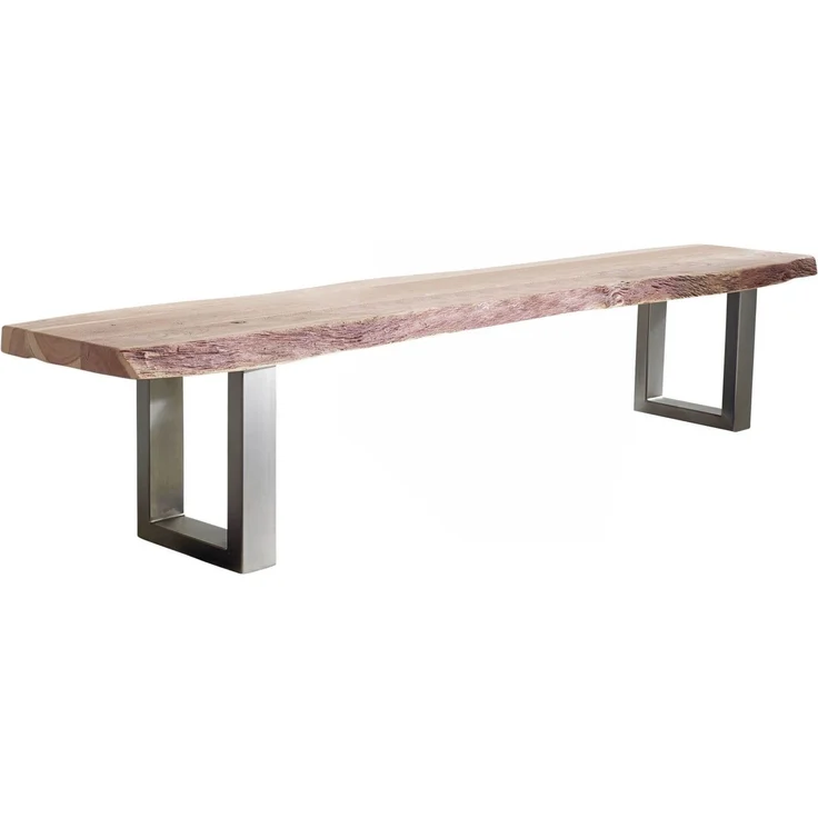 Baumbank Akazie 195 x 38 x 45 Natural Stone lackiert FREEFORM #134 – Bild 1