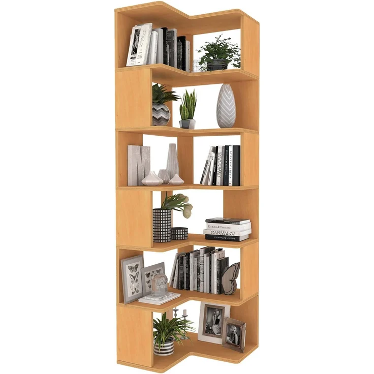 Skye Decor 'CPT4802-150' Schreibtisch mit Bücherregal, Teak, 150 x 75 x 60 cm – Bild 4