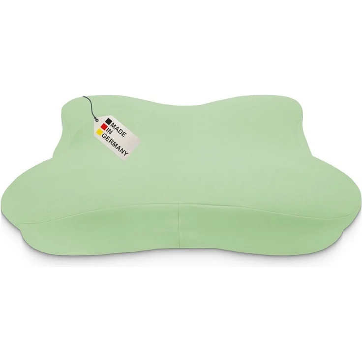 DUKAL Kissenbezug Derila (Ergo) Memory Foam Kissen, 100% Baumwolle, (1 Stück), aus hochwertigem Doppel-Jersey, mit Spannumrandung, Made in Germany