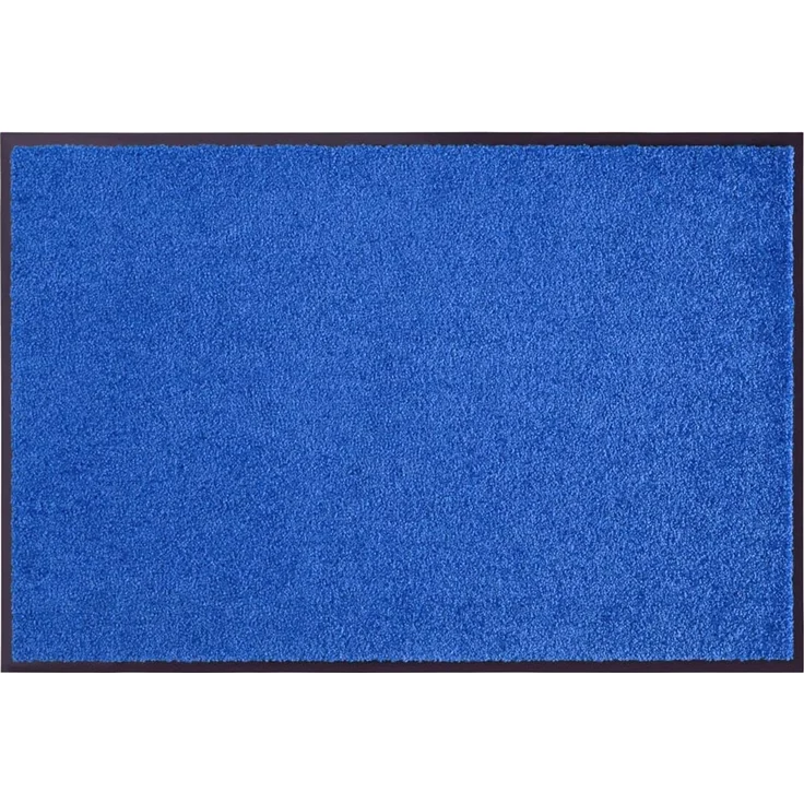 Waschbare Fußmatte Wash & Clean - blau - 60x180x0,7cm – Bild 1