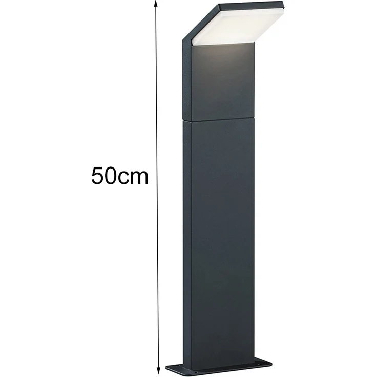 Trio Leuchten LED Außenleuchte Pearl 521160142, Druckguss Aluminium anthrazit, 1x9 Watt, 12.5 x 14 x 50 cm – Bild 4
