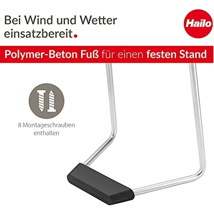 Hailo Mülleimer ProfiLine MSS design XXXL Stahl – Bild 4