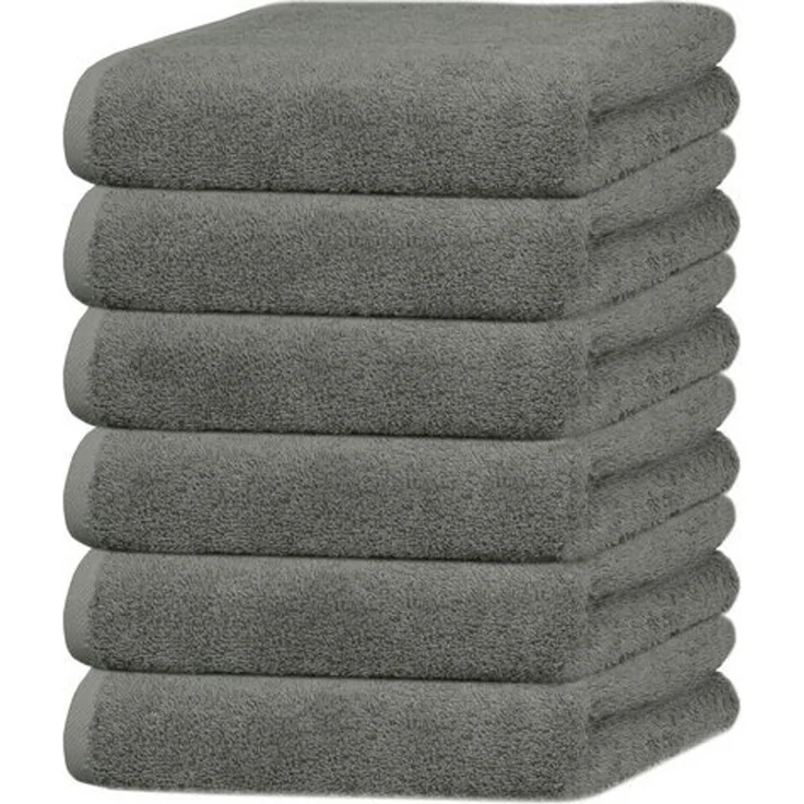 ZOLLNER Handtücher, Walkfrottier (6-St), 50x100 cm, 100% Baumwolle, vom Hotelwäschespezialisten, bis 95 °C – Bild 4