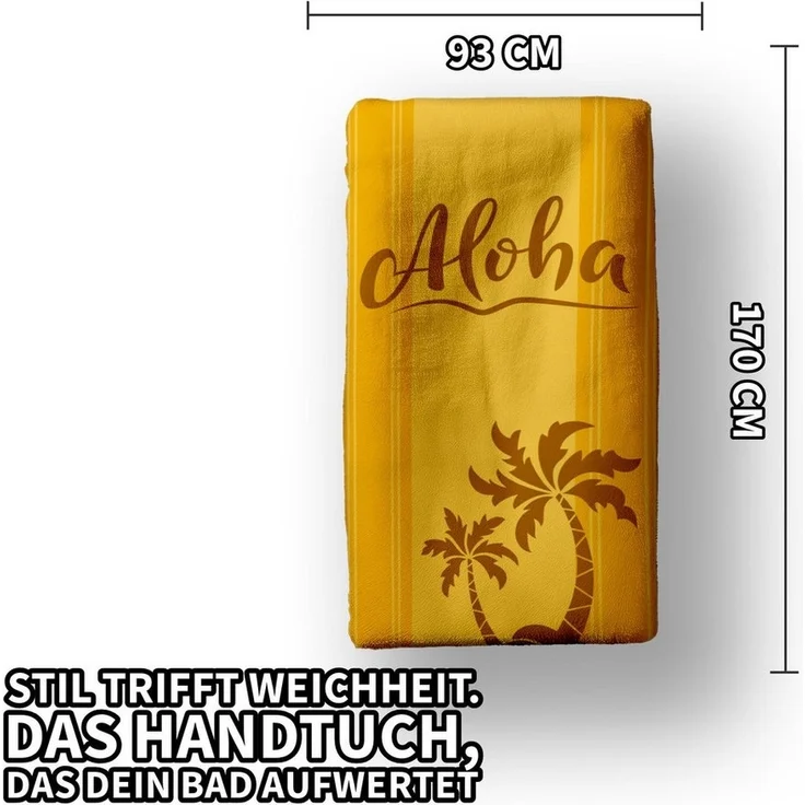 Herding Handtücher Badetuch Duschtuch Strandtuch Saunatuch Aloha 93 x 170 cm, (1 Duschtuch, 1-St), Langlebig – Bild 3