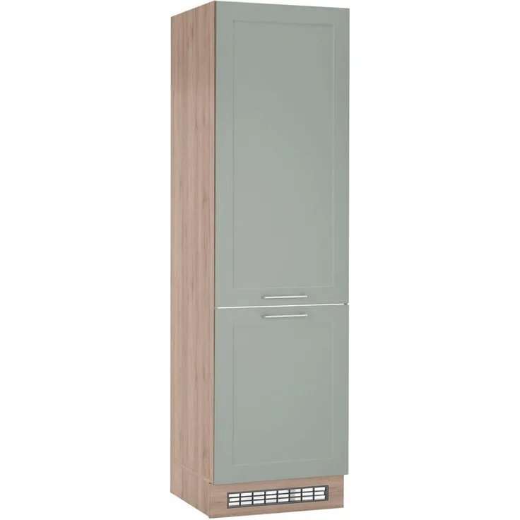 BASIC by Balculina Kühlumbauschrank Marsi Breite 60 cm, Türanschlag wechselbar, mit Soft-Close-Funktion