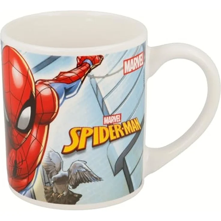 Spider-Man Snack Set 3 teilig aus Keramik mit Teller Schale und Tasse Geschenkbox – Bild 5