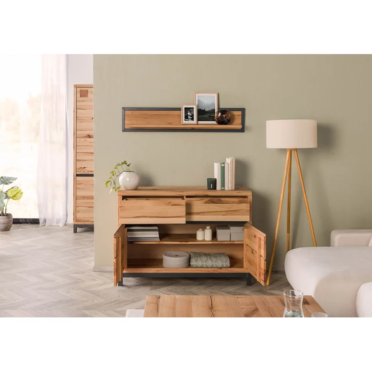 Sideboard Kernbuche 120 x 45 x 85 natur geölt VILLANDERS #111 – Bild 4