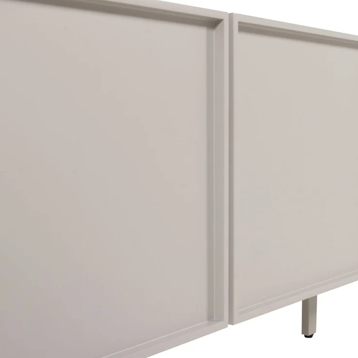 TV-Board Tours aus Melamin und MDF, modern mit viel Stauraum, sandfarben, 180 cm breit – Bild 7