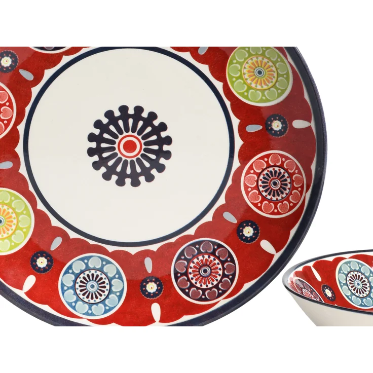 Sumaya Red, Tellerset 18-tlg (mo) – Bild 6