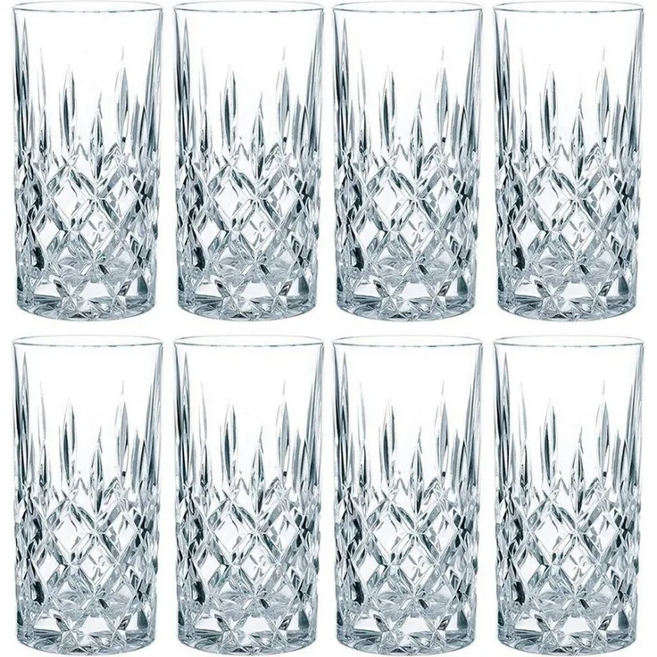 Nachtmann Longdrinkgläser Noblesse. 8er Set. 375 ml