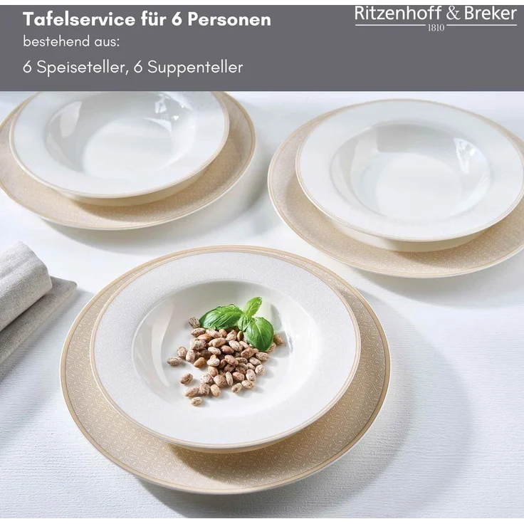 Ritzenhoff & Breker Geo Tafelservice 12-teilig – Bild 4