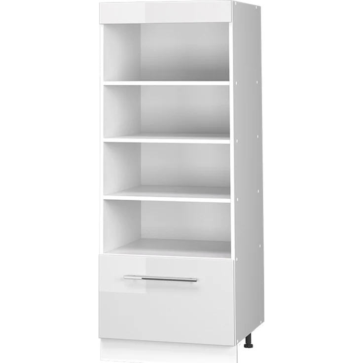 Küchenregal Fame-Line Weiß Hochglanz/Weiß 60 cm Vicco – Bild 1