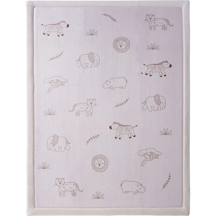 Hakuna Matte Wolkenweicher Kinderteppich | Safari Tiere 170x120x2,5cm – Bild 1