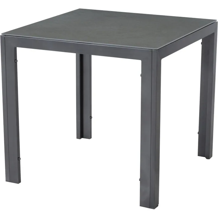 Primaster Gartentisch Alu Loreto 80 x 80 cm