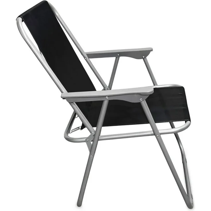 Spetebo Klappstuhl Camping Stuhl mit Armlehnen belastbar bis 100 kg (75 x 52 x 44 cm, 1 St), Leichtes Gewicht von nur 1,8 kg – Bild 4