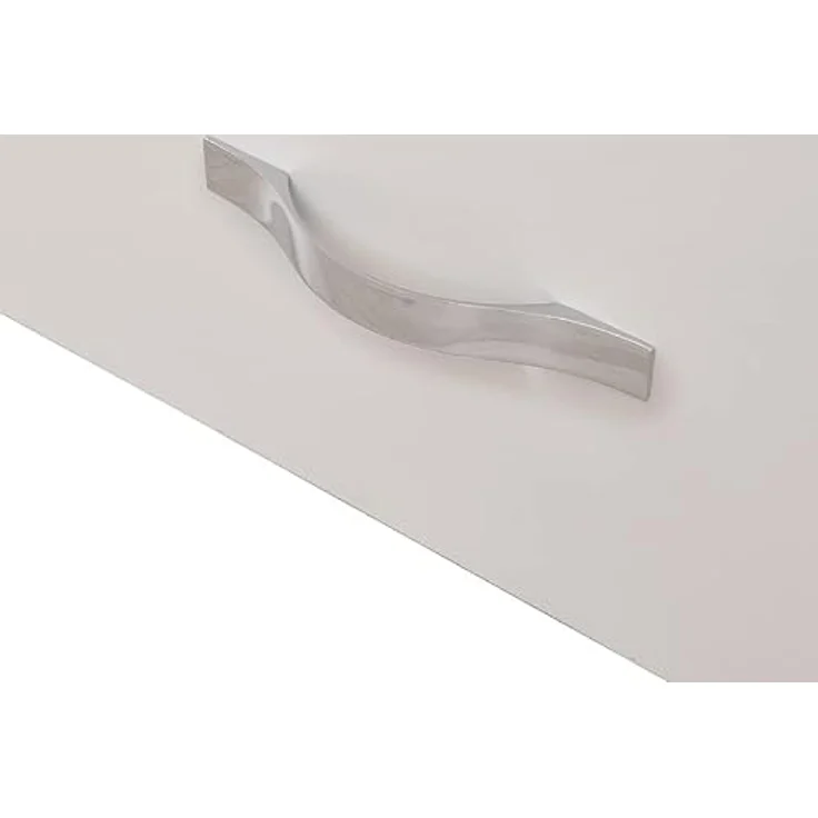 Shally Dogan Hängeschrank für die Küche, Hängeschrank aus Holz mit Zwei Türen, Regal und 2 Fächern, geräumiger und robuster Wandschrank, Maße: 80 x 32 x 72 cm (weiß) – Bild 5