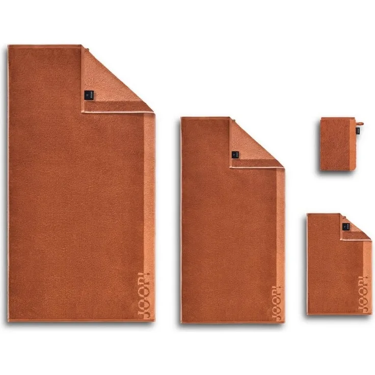 JOOP! Handtücher Tone Doubleface Kupfer 1689 38 16 x 22 cm