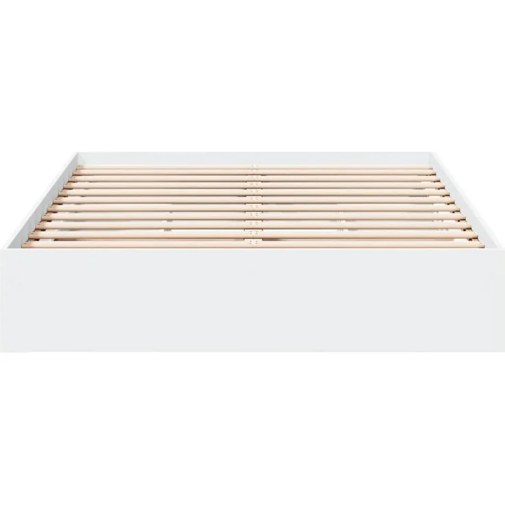 vidaXL Bettgestell mit Schubladen Weiß 120x200 cm Holzwerkstoff 3280664 – Bild 4