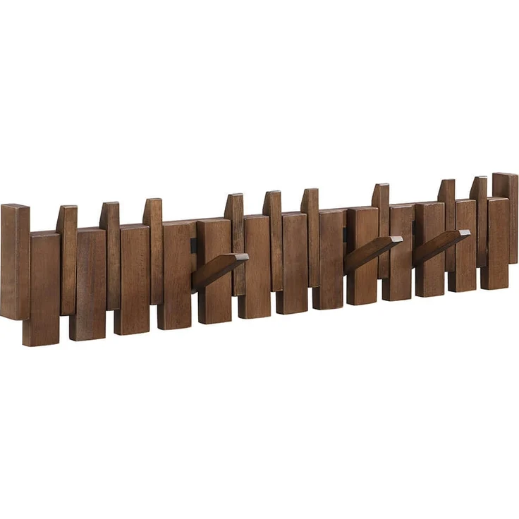 HOME DELUXE Garderobenleiste PORTE Nussbraun - 80 x 15 cm – Bild 4