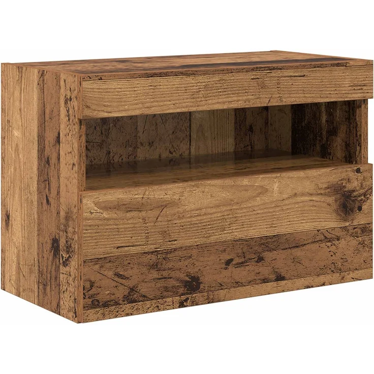 vidaXL TV-Wandschrank-Set mit LED-Lichtern 7 stk. 100 x 30 x 40 cm 3402794 – Bild 7