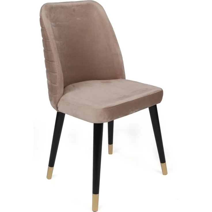Skye Decor 'Hugo-364 V4' Stuhlset (4-teilig), Beige / Schwarz, 50 x 90 x 49 cm – Bild 4