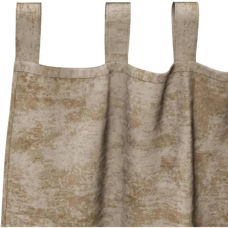 vidaXL Samtvorhänge 2 stk. Champagner 140 x 140 cm Samt 4107743 – Bild 8