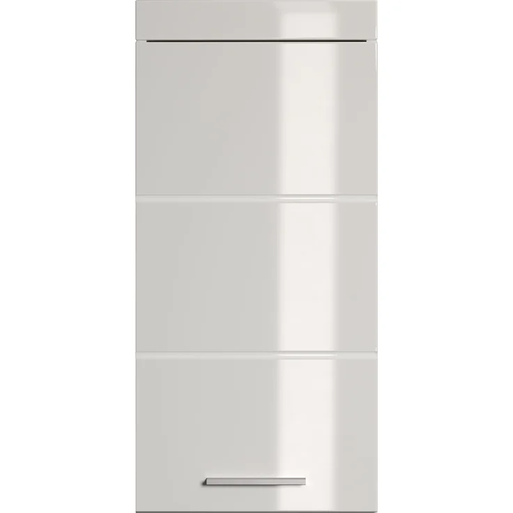 Trendteam 'Amanda' Hängeschrank, Holz, 77 x 23 x 37 cm, Weiß Hochglanz
