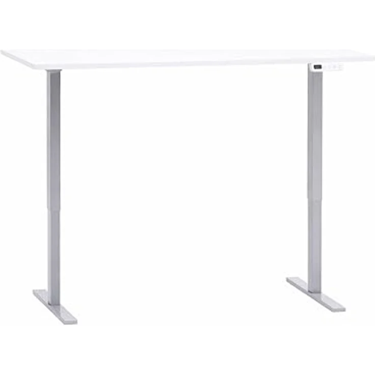 Schildmeyer Schreibtisch Metz mit elektrischer Höhenverstellung 702085, weiß matt, 138 x 60 x 72,7-117,2 cm – Bild 4