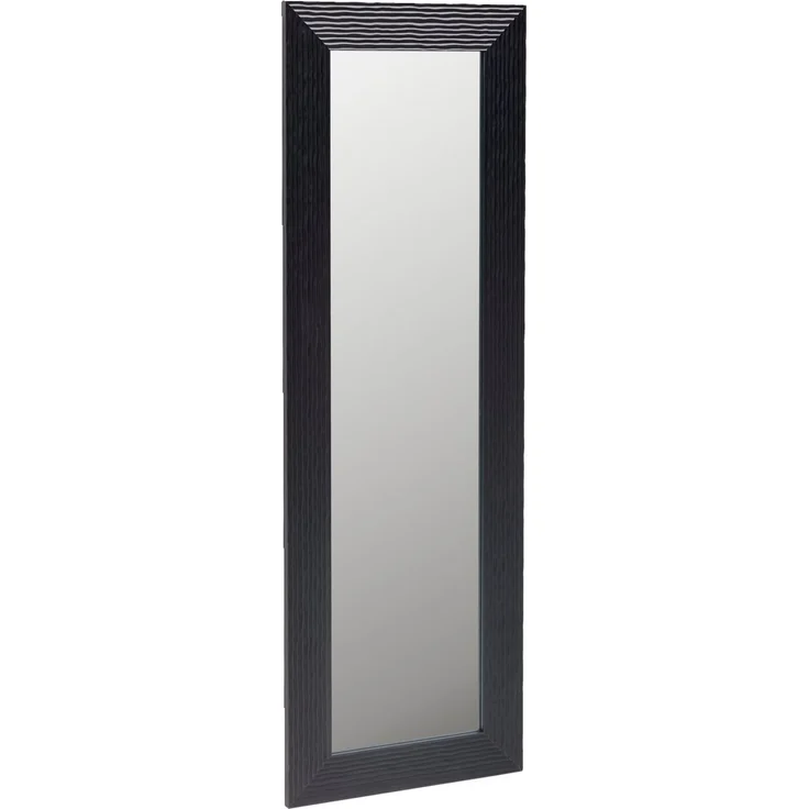 Carryhome 'TOBI' Spiegel, Kunststoff schwarz, 50 x 150 x 2.1 cm, senkrecht und waagerecht aufhängbar – Bild 1