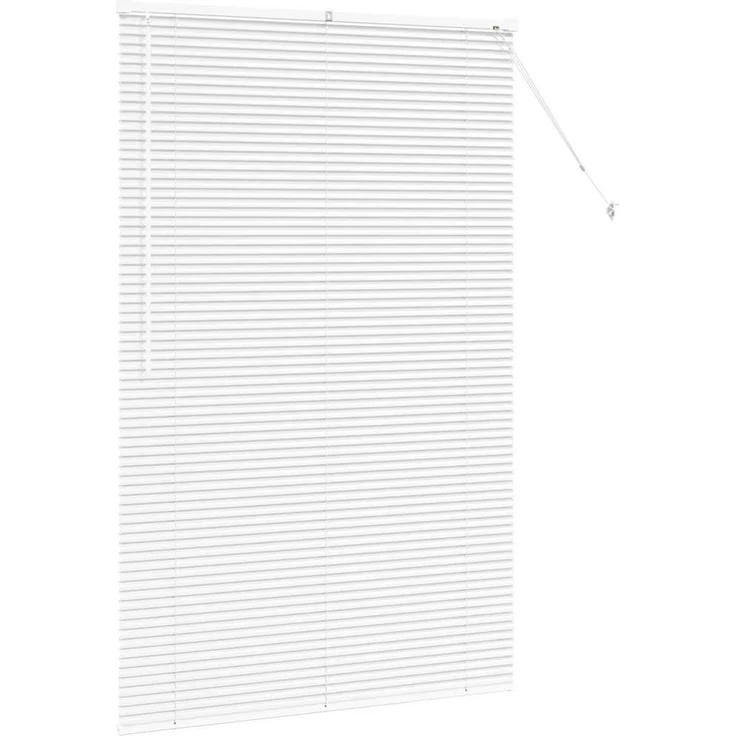 vidaXL Venezianische Jalousie Weiß 175 x 115 cm 25 mm Aluminium 42006000 – Bild 5