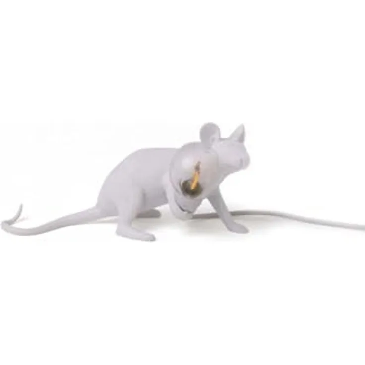 Seletti Mouse Lop LED Tischlampe liegend USB