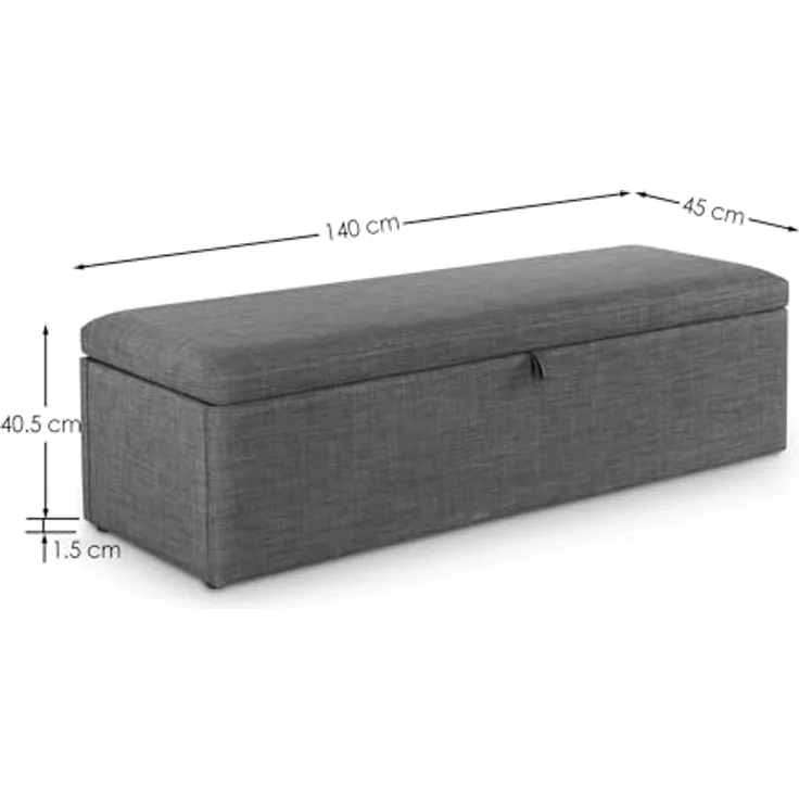 Julian Bowen Sorrento Deckenbox, Schiefergrau – Bild 3