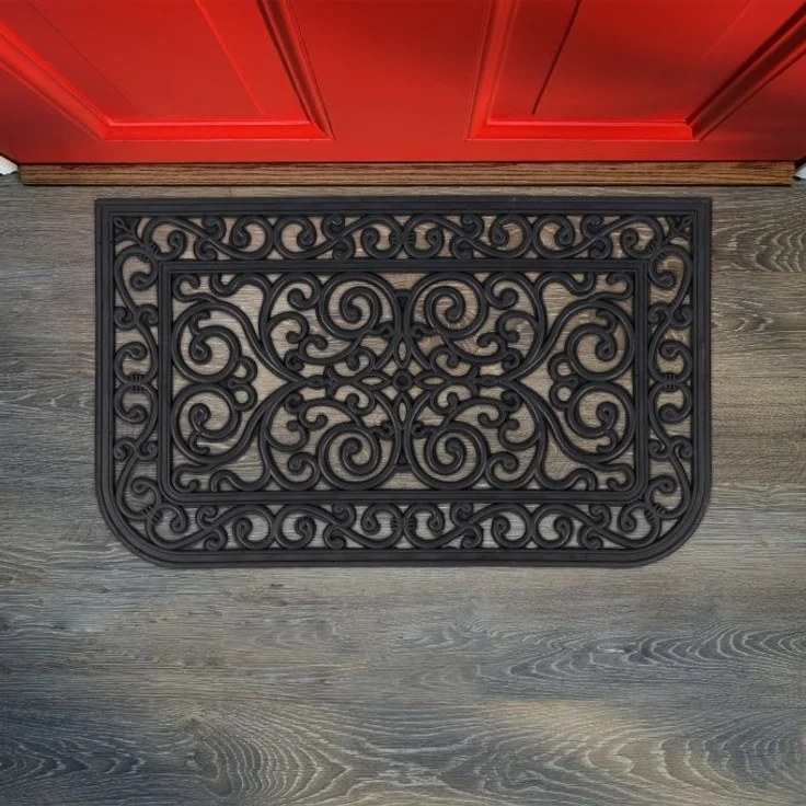 Gummi Fußmatte mit Ornamenten 10039384 – Bild 2