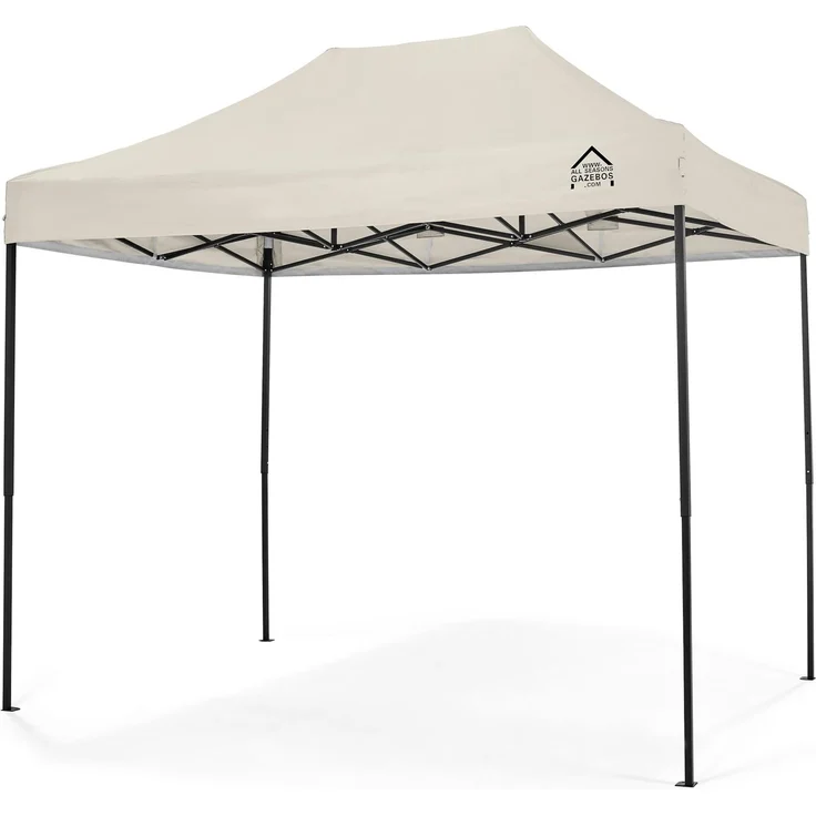 All Seasons Gazebos 3x2m vollständig wasserdichtes Faltpavillon - Cremefarbig