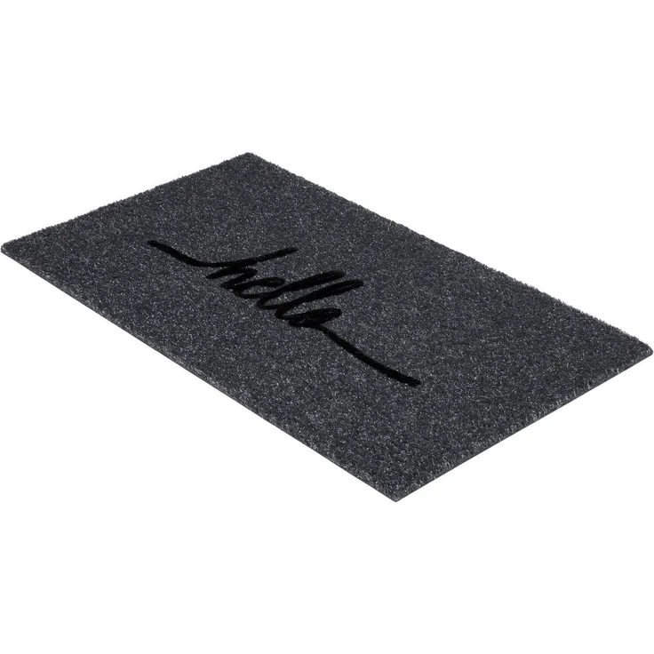 ASTRA Fußmatte Power Flock 3, rechteckig, Höhe: 10 mm, Flock Fussmatte, Türmatte mit Schriftzug, wetterfest – Bild 2