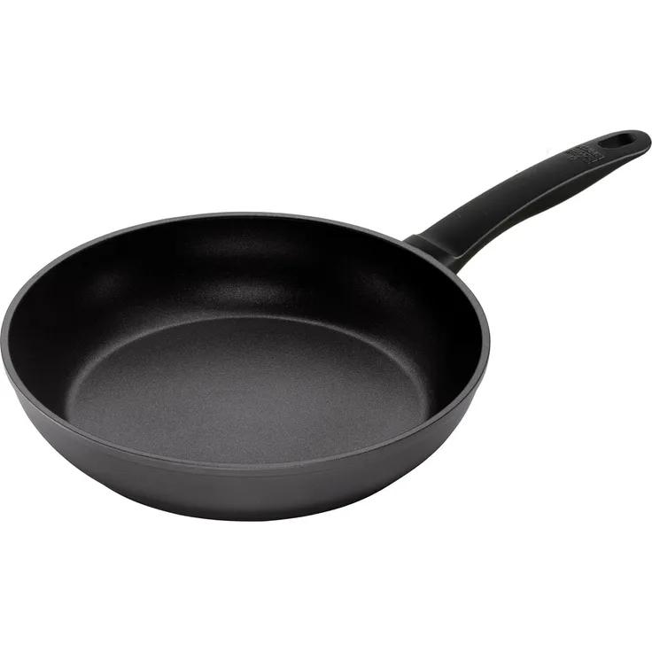 Kuhn Rikon 'Easy Induction' Bratpfanne, Aluminium schwarz, Flache Pfanne, Ø 24 cm