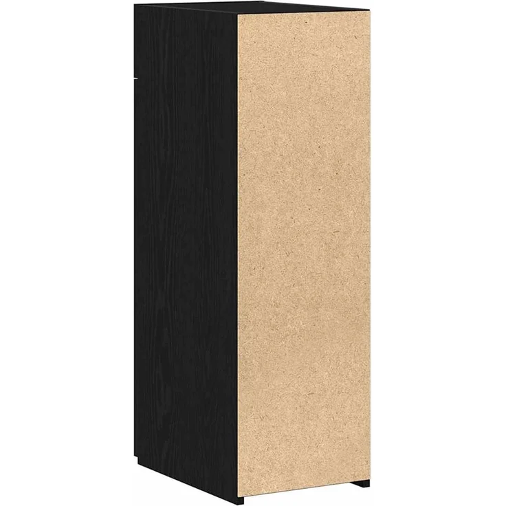vidaXL Sideboard mit Schubladen Schwarz Eichen-Optik 30 x 42,5 x 93 cm 868751 – Bild 7