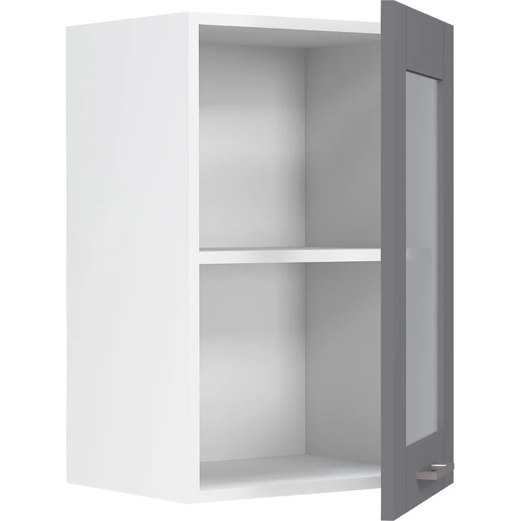 VCM Küchenmöbel Hängeschrank Colura 919364 Weiß / Anthrazit H. 60 x B. 40 x T. 31 cm – Bild 4