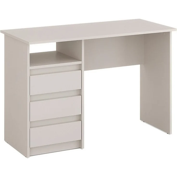 KOMTO Schreibtisch Oslo 110 Schreibtisch mit Schubladen Bürotisch Computertisch, Büro PC-Tisch Kinderschreibtisch mit Stauraum 110 x 50 x 74 cm – Bild 1